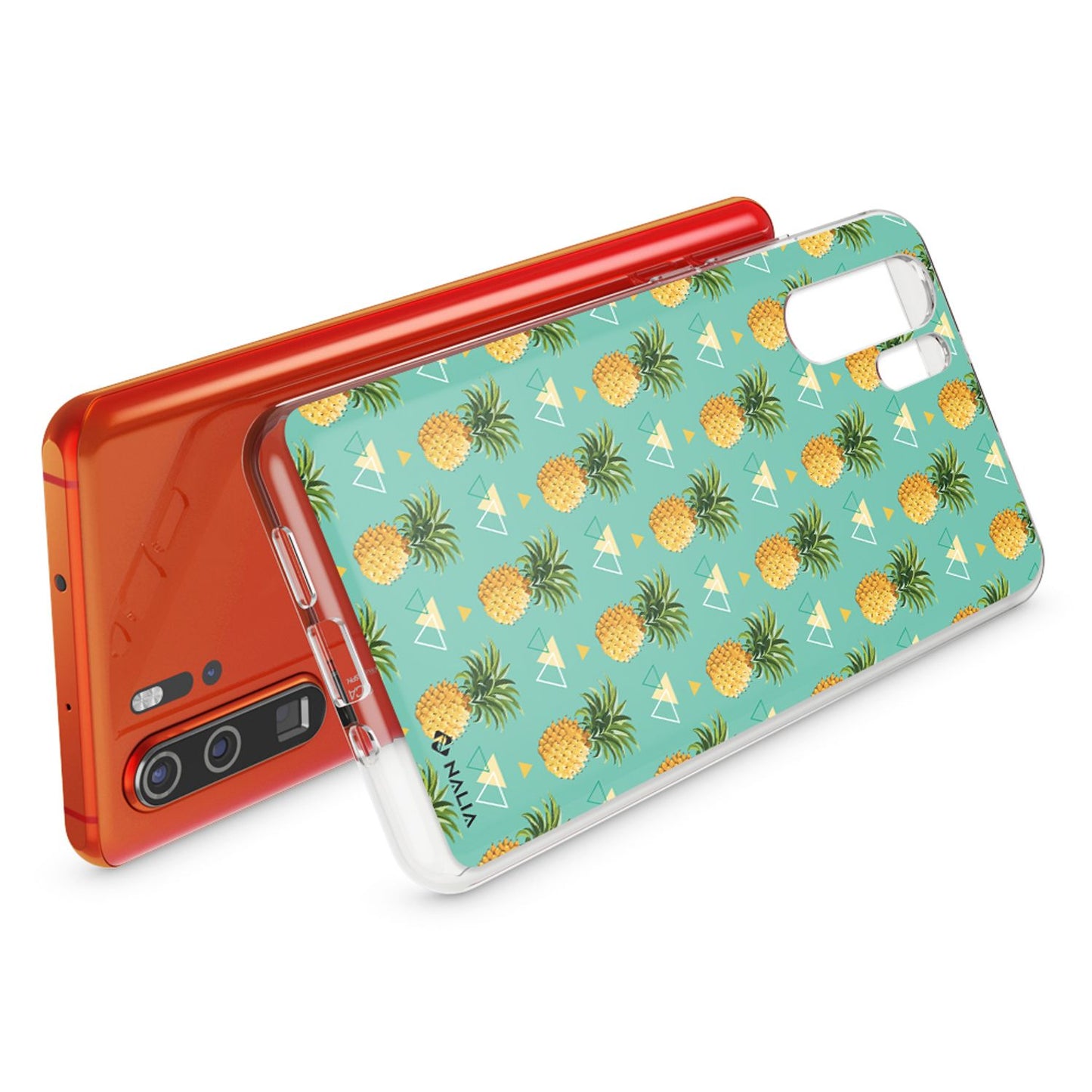 NALIA Hülle kompatibel mit Huawei P30 Pro, Motiv Handyhülle Ultra-Slim Silikon Case Crystal Cover Schutzhülle Durchsichtig, Dünne Handy-Tasche Backcover Transparent Bumper