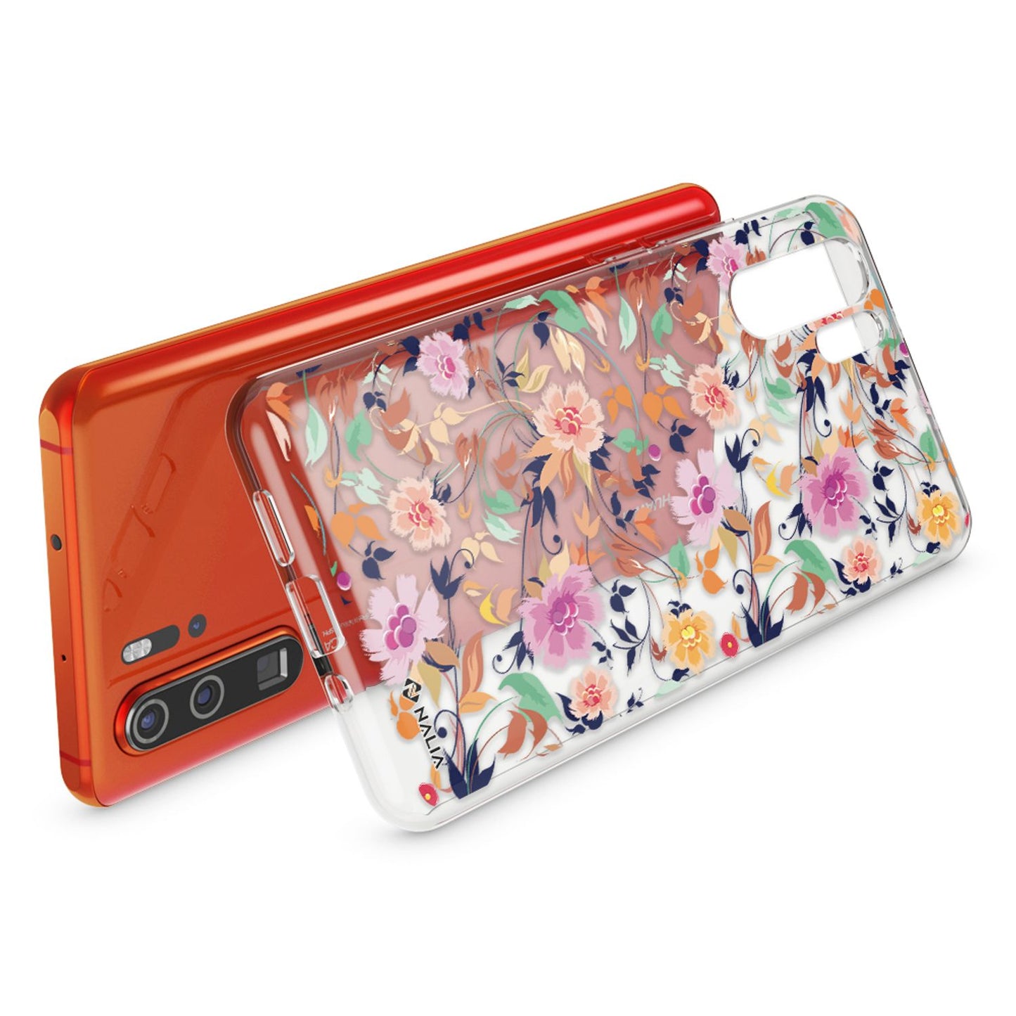 NALIA Hülle kompatibel mit Huawei P30 Pro, Motiv Handyhülle Ultra-Slim Silikon Case Crystal Cover Schutzhülle Durchsichtig, Dünne Handy-Tasche Backcover Transparent Bumper