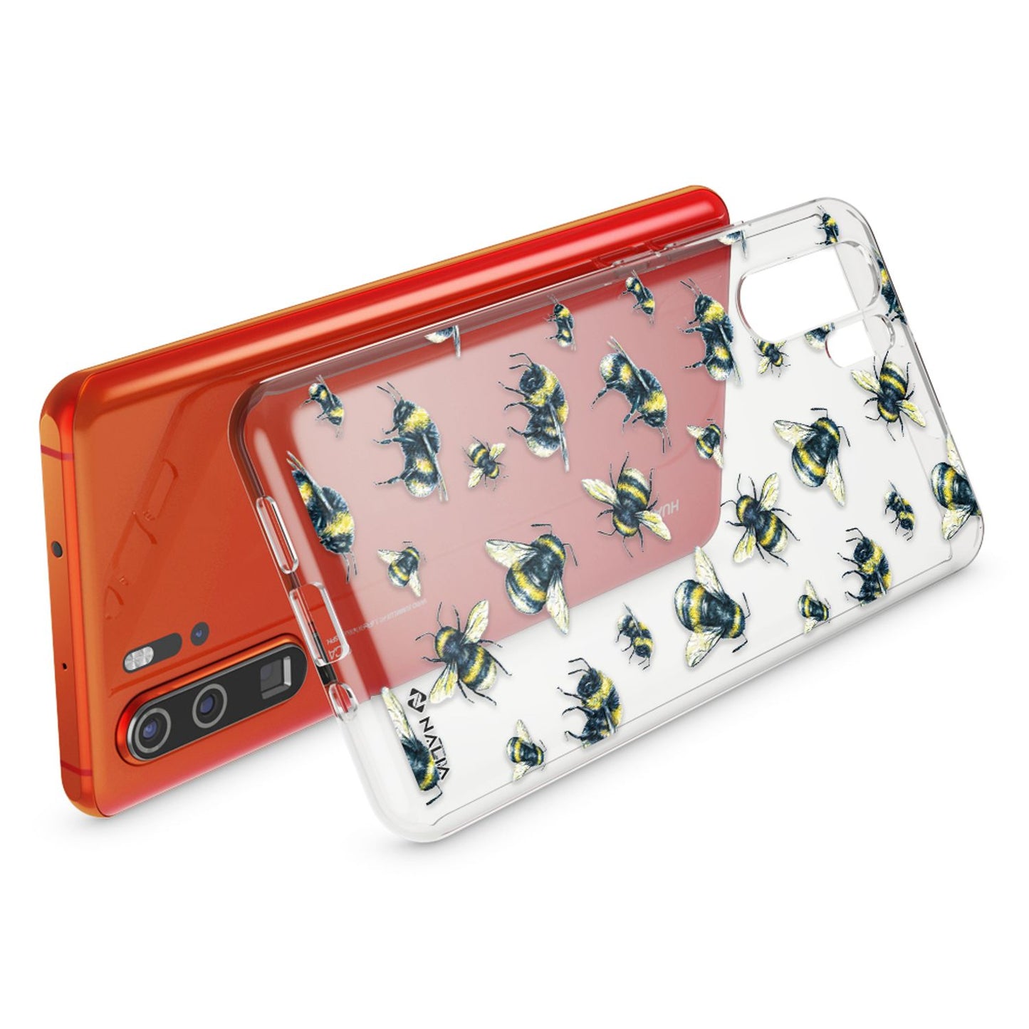 NALIA Hülle kompatibel mit Huawei P30 Pro, Motiv Handyhülle Ultra-Slim Silikon Case Crystal Cover Schutzhülle Durchsichtig, Dünne Handy-Tasche Backcover Transparent Bumper
