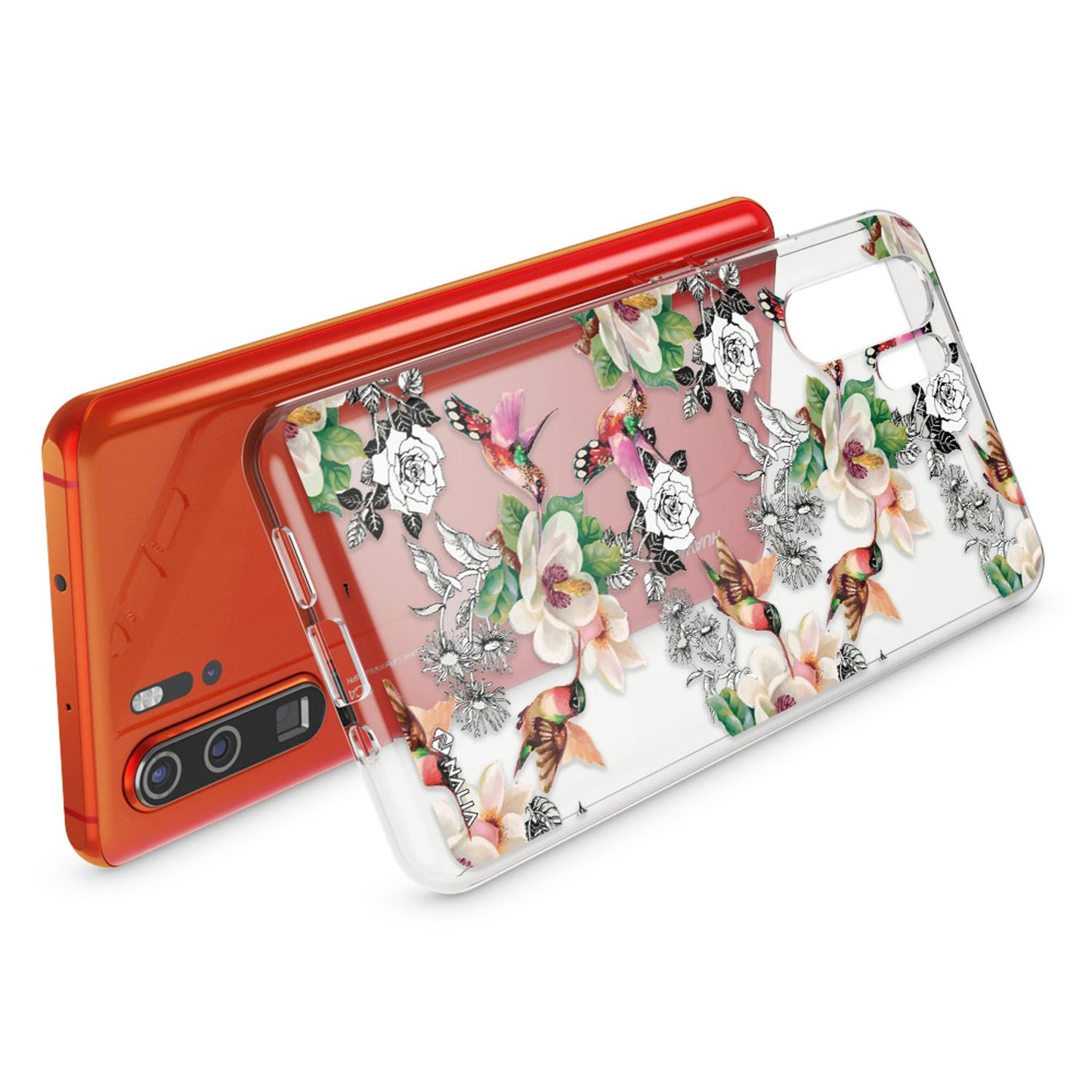 NALIA Hülle kompatibel mit Huawei P30 Pro, Motiv Handyhülle Ultra-Slim Silikon Case Crystal Cover Schutzhülle Durchsichtig, Dünne Handy-Tasche Backcover Transparent Bumper