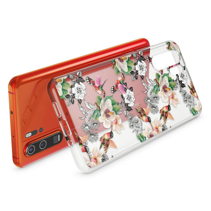 NALIA Hülle kompatibel mit Huawei P30 Pro, Motiv Handyhülle Ultra-Slim Silikon Case Crystal Cover Schutzhülle Durchsichtig, Dünne Handy-Tasche Backcover Transparent Bumper