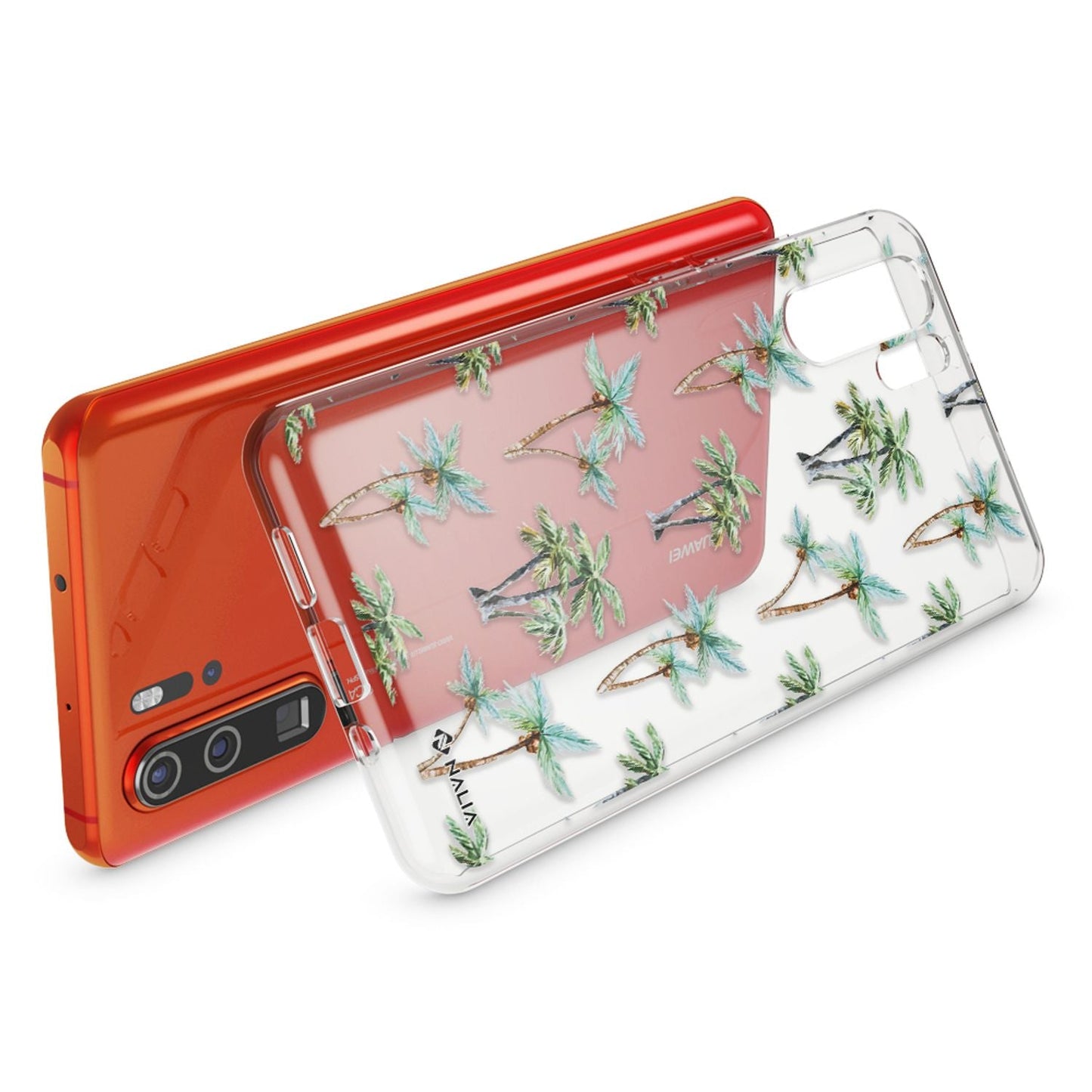 NALIA Hülle kompatibel mit Huawei P30 Pro, Motiv Handyhülle Ultra-Slim Silikon Case Crystal Cover Schutzhülle Durchsichtig, Dünne Handy-Tasche Backcover Transparent Bumper