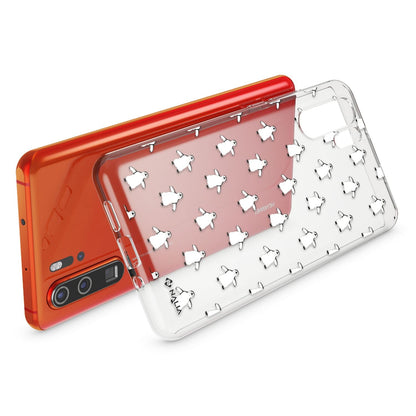 NALIA Hülle kompatibel mit Huawei P30 Pro, Motiv Handyhülle Ultra-Slim Silikon Case Crystal Cover Schutzhülle Durchsichtig, Dünne Handy-Tasche Backcover Transparent Bumper