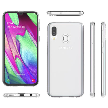 NALIA Handyhülle kompatibel mit Samsung Galaxy A20e Hülle, Dünne Durchsichtige Silikon Schutzhülle Phone Case Soft Cover, Ultra-Slim Bumper Gummi Handy-Tasche Skin Etui Schale Klar Weich - Transparent