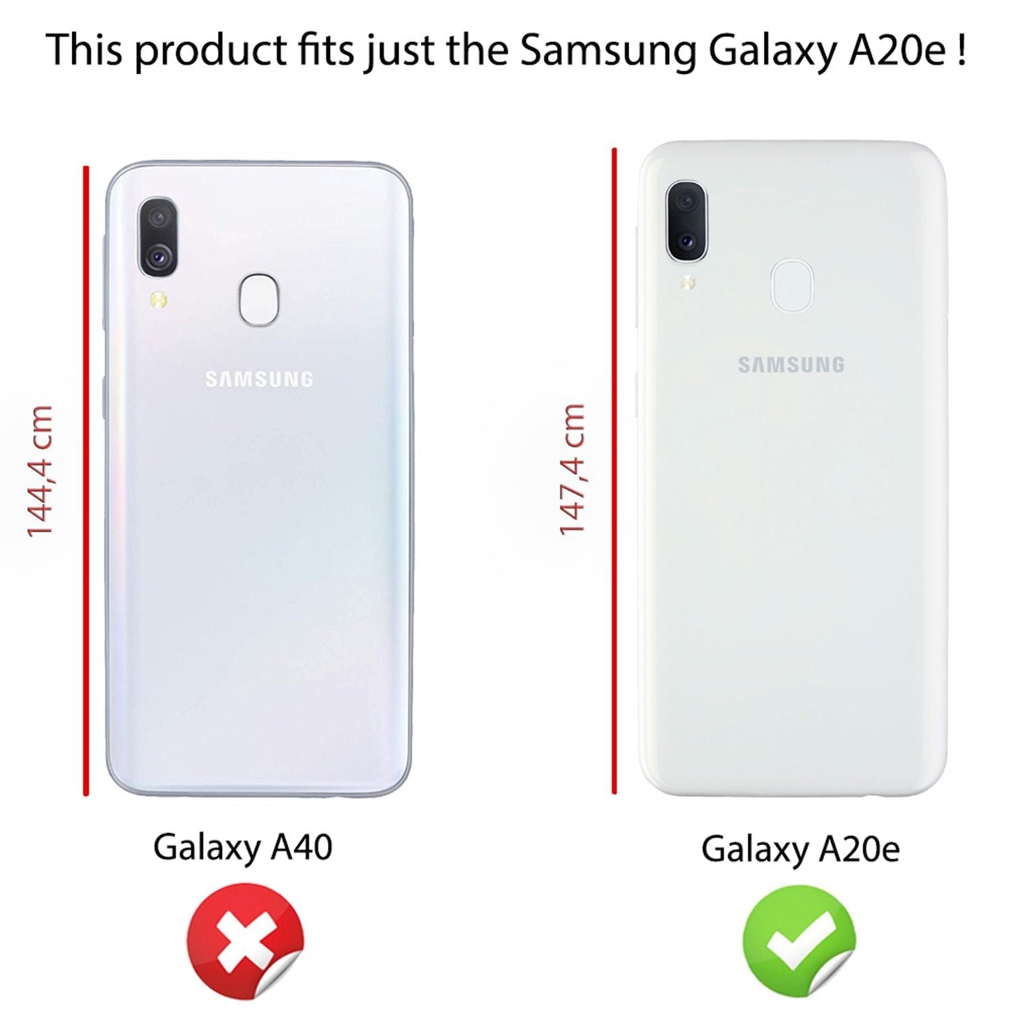 NALIA Handyhülle kompatibel mit Samsung Galaxy A20e Hülle, Dünne Durchsichtige Silikon Schutzhülle Phone Case Soft Cover, Ultra-Slim Bumper Gummi Handy-Tasche Skin Etui Schale Klar Weich - Transparent