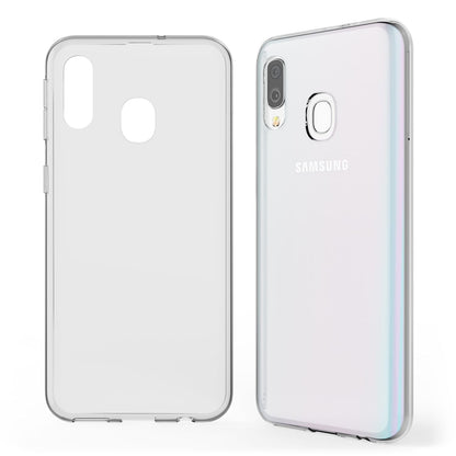 NALIA Transparente Silikonhülle für Samsung Galaxy A40 – Anti-Gelb & Rutschfest – GLAZE (Handyhülle Kristallklar, Schlank & Stoßfest) – Marke aus Berlin