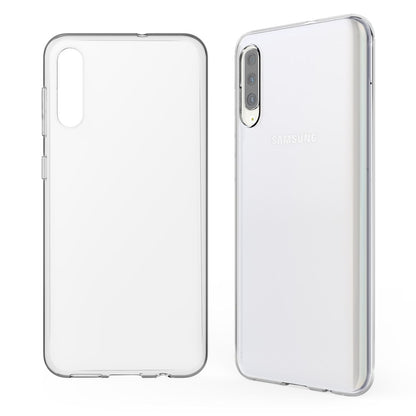 NALIA Transparente Silikonhülle für Samsung Galaxy A70 – Anti-Gelb & Rutschfest – GLAZE (Handyhülle Kristallklar, Schlank & Stoßfest) – Marke aus Berlin