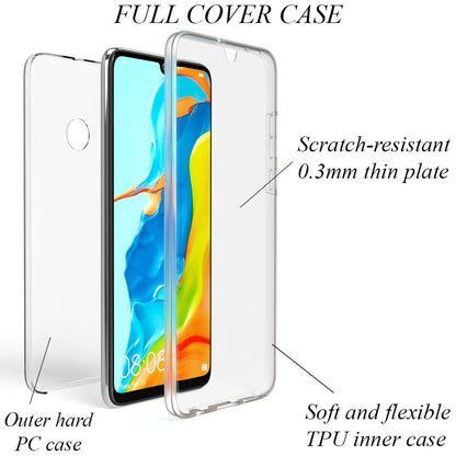NALIA 360° Hülle für Huawei P30 Lite – Vorne & Hinten Schutz – 360GUARD (Full-Body Case) – Marke aus Berlin