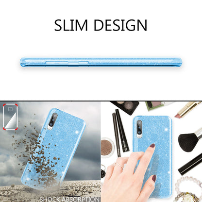 NALIA Glitzerhülle für Samsung Galaxy A50 – Funkelnder Glitzer-Look & Grip – SHINEPOP (Silikon Case) – Marke aus Berlin