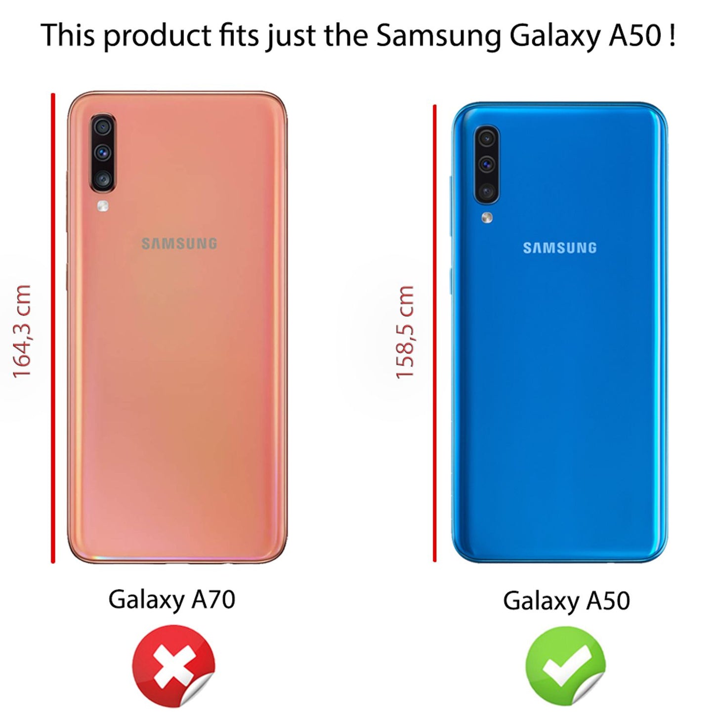 NALIA Silikonhülle für Samsung Galaxy A50 – Rutschfest & Matt – VORTEX (Gebürstete Optik & Carbon Design) – Marke aus Berlin