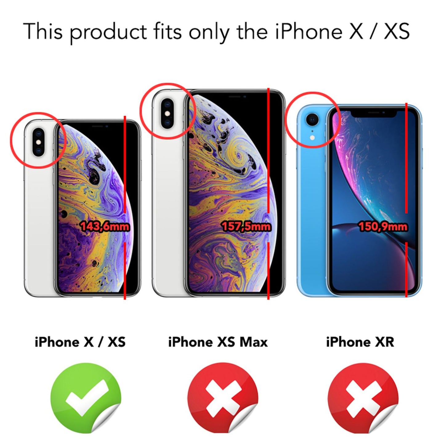 NALIA Panzerhülle für iPhone X / XS – Ring-Ständer 360° & Magnet-Halterung Kompatibel – RINGDEFEND (Stoßfestes Outdoor Case) – Marke aus Berlin