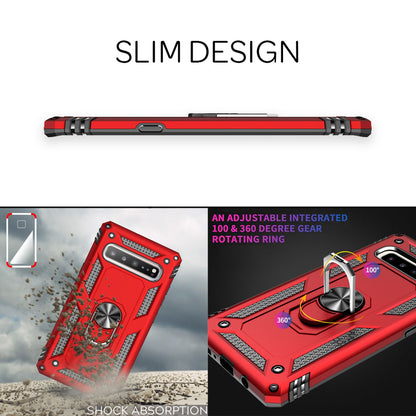 NALIA Panzerhülle für Samsung Galaxy S10 5G – Ring-Ständer 360° & Magnet-Halterung Kompatibel – RINGDEFEND (Stoßfestes Outdoor Case) – Marke aus Berlin