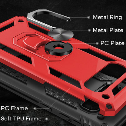 NALIA Panzerhülle für Samsung Galaxy S10 Plus – Ring-Ständer 360° & Magnet-Halterung Kompatibel – RINGDEFEND (Stoßfestes Outdoor Case) – Marke aus Berlin