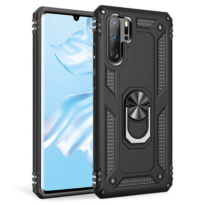 NALIA Panzerhülle für Huawei P30 Pro – Ring-Ständer 360° & Magnet-Halterung Kompatibel – RINGDEFEND (Stoßfestes Outdoor Case) – Marke aus Berlin