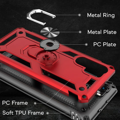 NALIA Panzerhülle für Huawei P30 Pro – Ring-Ständer 360° & Magnet-Halterung Kompatibel – RINGDEFEND (Stoßfestes Outdoor Case) – Marke aus Berlin