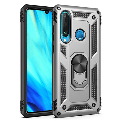 NALIA Panzerhülle für Huawei P30 Lite – Ring-Ständer 360° & Magnet-Halterung Kompatibel – RINGDEFEND (Stoßfestes Outdoor Case) – Marke aus Berlin