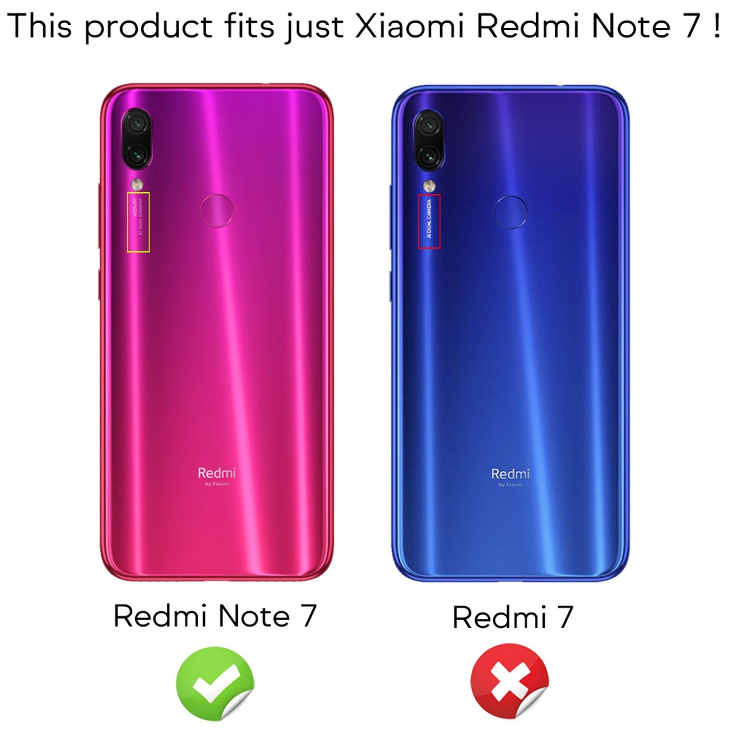 NALIA Panzerhülle für Xiaomi Redmi Note 7 – Ring-Ständer 360° & Magnet-Halterung Kompatibel – RINGDEFEND (Stoßfestes Outdoor Case) – Marke aus Berlin