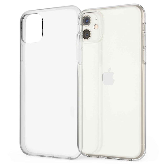 NALIA Transparente Silikonhülle für iPhone 11 – Anti-Gelb & Rutschfest – GLAZE (Handyhülle Kristallklar, Schlank & Stoßfest) – Marke aus Berlin