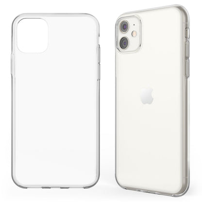 NALIA Transparente Silikonhülle für iPhone 11 – Anti-Gelb & Rutschfest – GLAZE (Handyhülle Kristallklar, Schlank & Stoßfest) – Marke aus Berlin