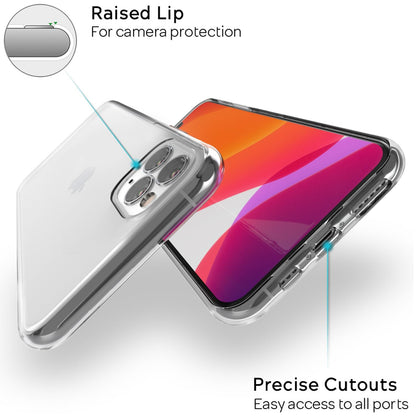 NALIA Transparente Silikonhülle für iPhone 11 Pro Max – Anti-Gelb & Rutschfest – GLAZE (Handyhülle Kristallklar, Schlank & Stoßfest) – Marke aus Berlin