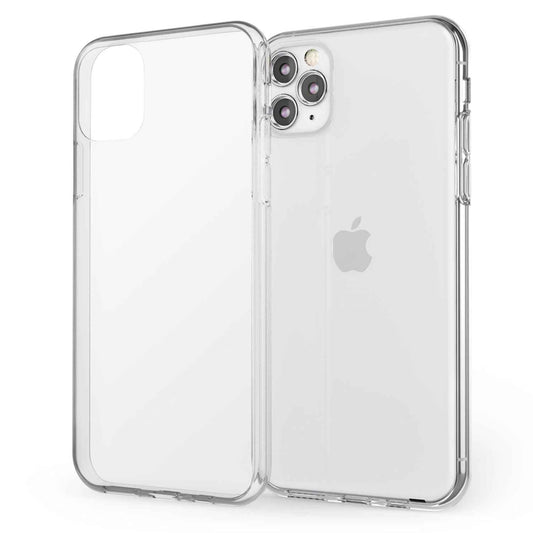 NALIA Transparente Silikonhülle für iPhone 11 Pro – Anti-Gelb & Rutschfest – GLAZE (Handyhülle Kristallklar, Schlank & Stoßfest) – Marke aus Berlin