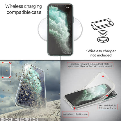 NALIA 360° Hülle für iPhone 11 Pro – Vorne & Hinten Schutz – 360GUARD (Full-Body Case) – Marke aus Berlin