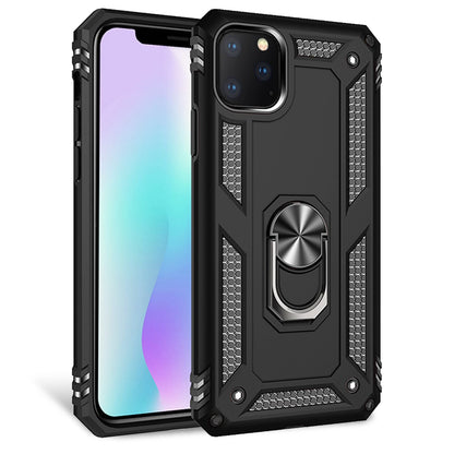 NALIA Panzerhülle für iPhone 11 Pro Max – Ring-Ständer 360° & Magnet-Halterung Kompatibel – RINGDEFEND (Stoßfestes Outdoor Case) – Marke aus Berlin