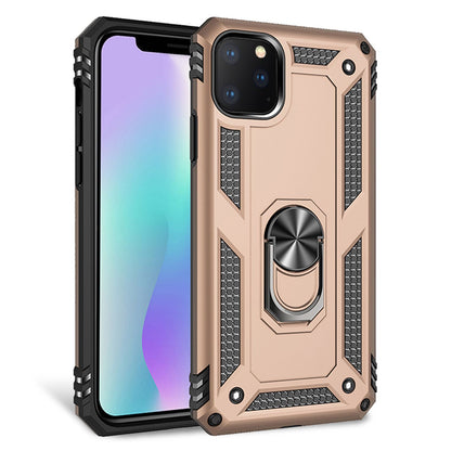 NALIA Panzerhülle für iPhone 11 Pro – Ring-Ständer 360° & Magnet-Halterung Kompatibel – RINGDEFEND (Stoßfestes Outdoor Case) – Marke aus Berlin
