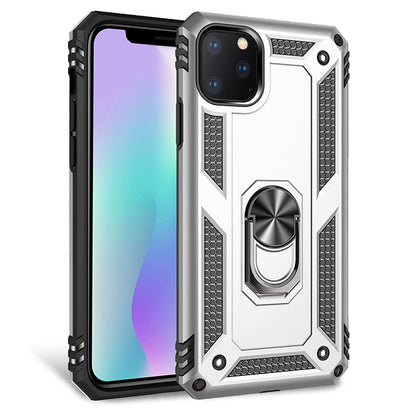 NALIA Panzerhülle für iPhone 11 Pro – Ring-Ständer 360° & Magnet-Halterung Kompatibel – RINGDEFEND (Stoßfestes Outdoor Case) – Marke aus Berlin