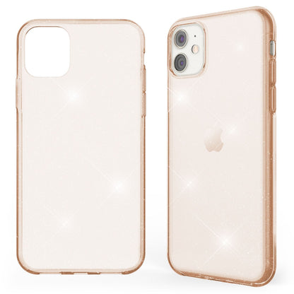 NALIA Glitzerhülle für iPhone 11 – Funkelndes Silikon Case – DAZZLIN (Transparent & Stoßfest) – Marke aus Berlin
