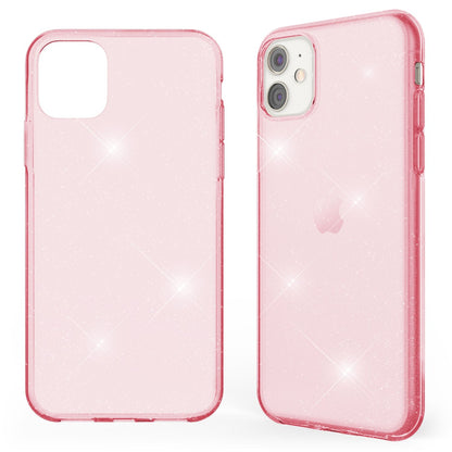 NALIA Glitzerhülle für iPhone 11 – Funkelndes Silikon Case – DAZZLIN (Transparent & Stoßfest) – Marke aus Berlin