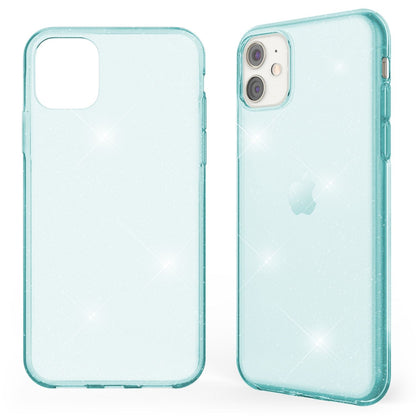 NALIA Glitzerhülle für iPhone 11 – Funkelndes Silikon Case – DAZZLIN (Transparent & Stoßfest) – Marke aus Berlin