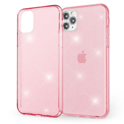 NALIA Glitzerhülle für iPhone 11 Pro Max – Funkelndes Silikon Case – DAZZLIN (Transparent & Stoßfest) – Marke aus Berlin