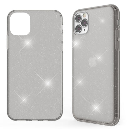 NALIA Glitzerhülle für iPhone 11 Pro Max – Funkelndes Silikon Case – DAZZLIN (Transparent & Stoßfest) – Marke aus Berlin