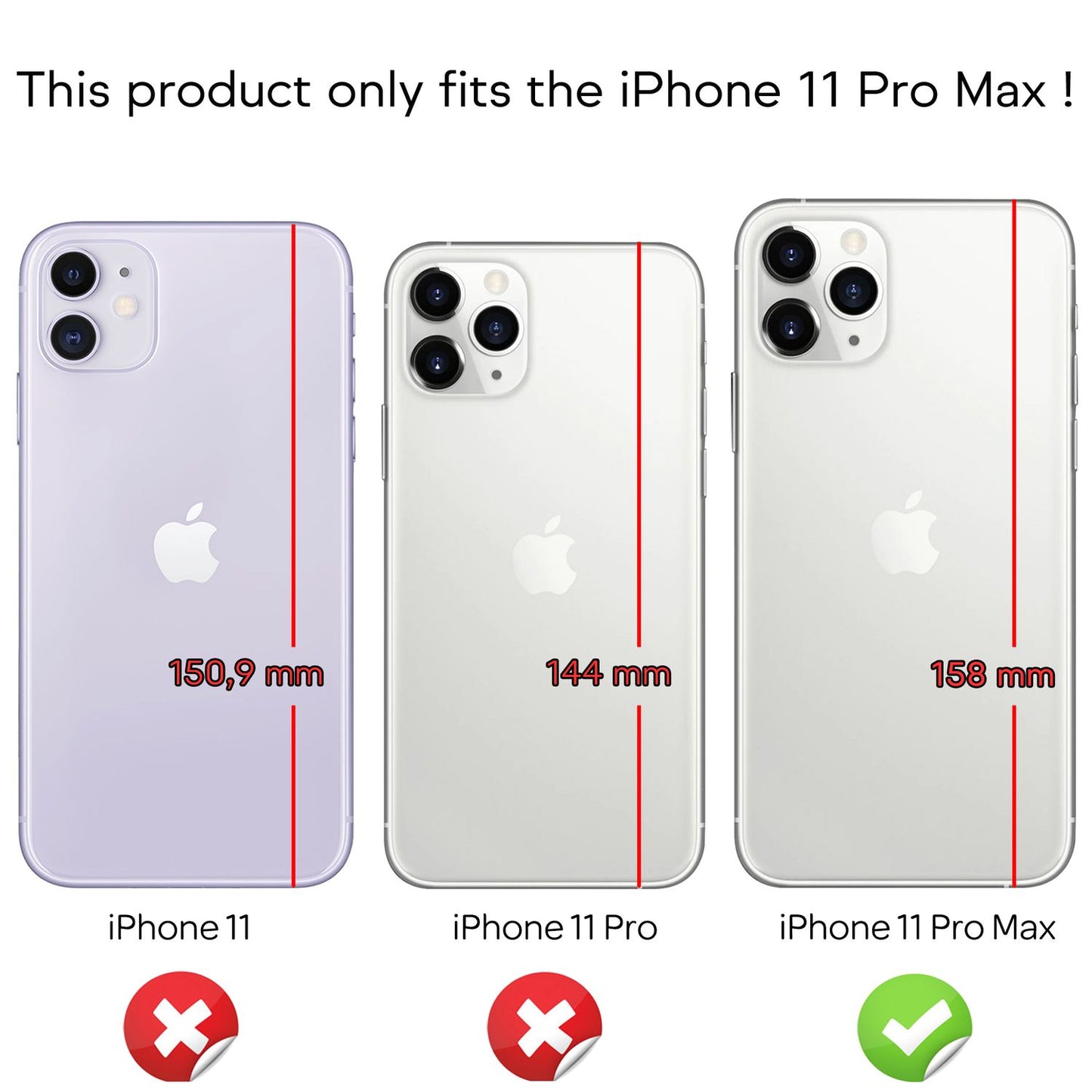 NALIA Glitzerhülle für iPhone 11 Pro Max – Funkelndes Silikon Case – DAZZLIN (Transparent & Stoßfest) – Marke aus Berlin