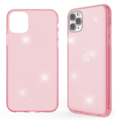 NALIA Glitzerhülle für iPhone 11 Pro – Funkelndes Silikon Case – DAZZLIN (Transparent & Stoßfest) – Marke aus Berlin
