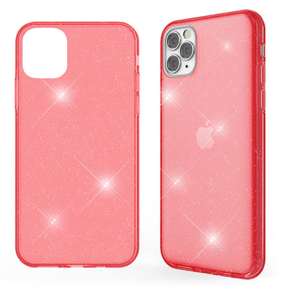 NALIA Glitzerhülle für iPhone 11 Pro – Funkelndes Silikon Case – DAZZLIN (Transparent & Stoßfest) – Marke aus Berlin