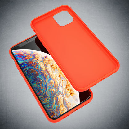 NALIA Neon Silikonhülle für iPhone 11 Pro Max – Soft-Touch & Signal-Neon – NEONSHOCK (Matte Schutzhülle) – Marke aus Berlin