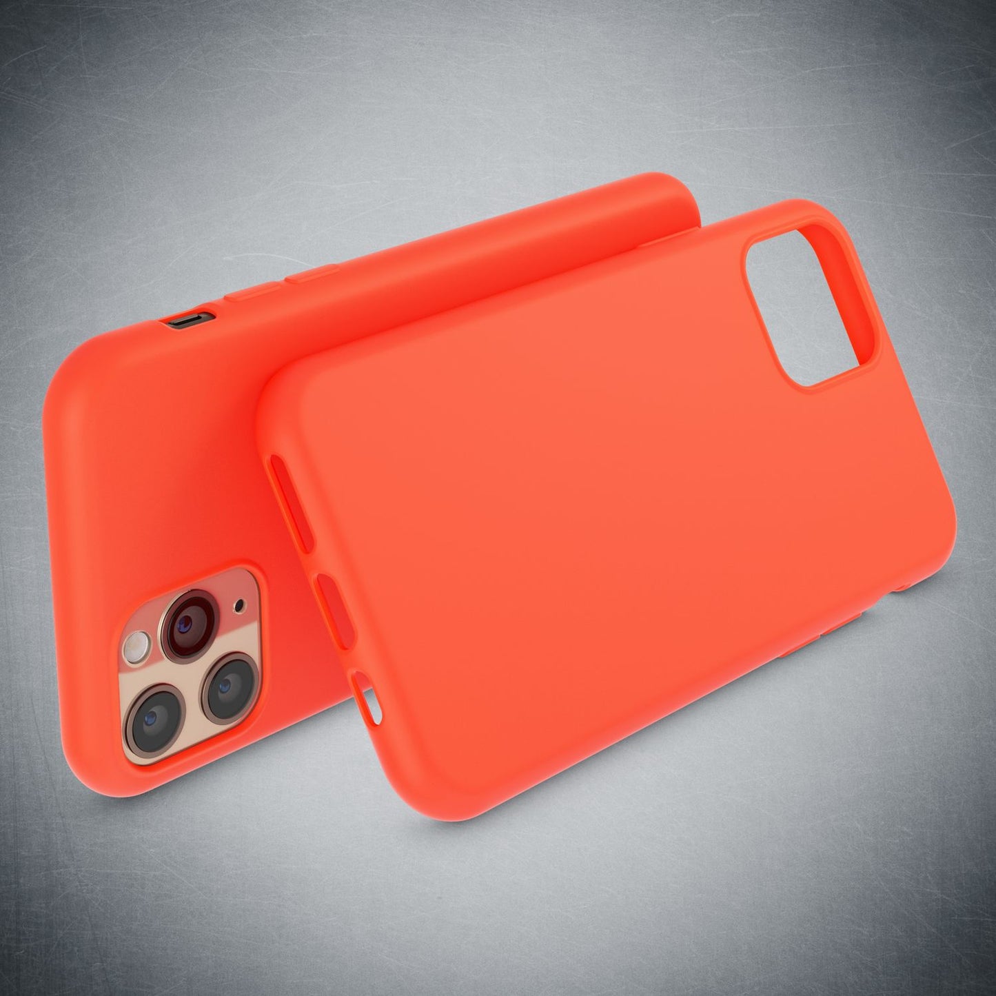NALIA Neon Silikonhülle für iPhone 11 Pro – Soft-Touch & Signal-Neon – NEONSHOCK (Matte Schutzhülle) – Marke aus Berlin