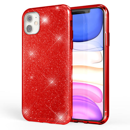 NALIA Glitzerhülle für iPhone 11 – Funkelnder Glitzer-Look & Grip – SHINEPOP (Silikon Case) – Marke aus Berlin