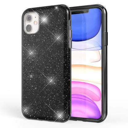 NALIA Glitzerhülle für iPhone 11 – Funkelnder Glitzer-Look & Grip – SHINEPOP (Silikon Case) – Marke aus Berlin