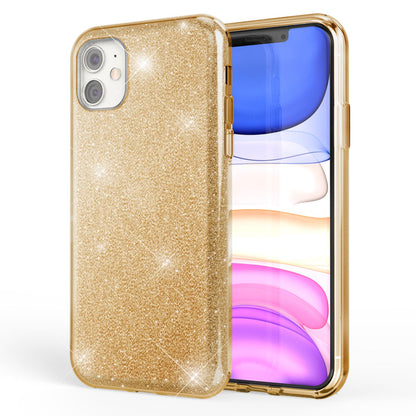 NALIA Glitzerhülle für iPhone 11 – Funkelnder Glitzer-Look & Grip – SHINEPOP (Silikon Case) – Marke aus Berlin