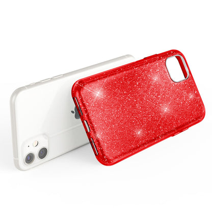 NALIA Glitzerhülle für iPhone 11 – Funkelnder Glitzer-Look & Grip – SHINEPOP (Silikon Case) – Marke aus Berlin