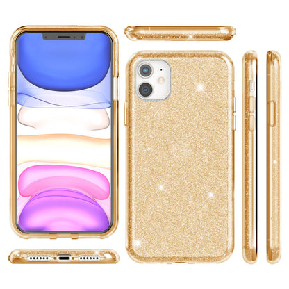 NALIA Glitzerhülle für iPhone 11 – Funkelnder Glitzer-Look & Grip – SHINEPOP (Silikon Case) – Marke aus Berlin