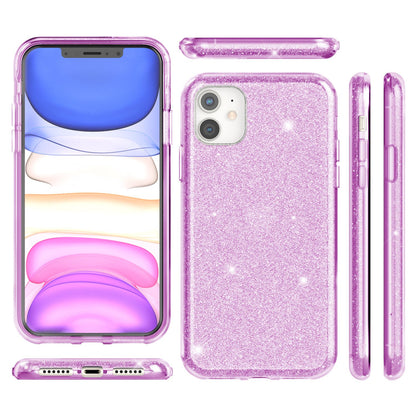 NALIA Glitzerhülle für iPhone 11 – Funkelnder Glitzer-Look & Grip – SHINEPOP (Silikon Case) – Marke aus Berlin
