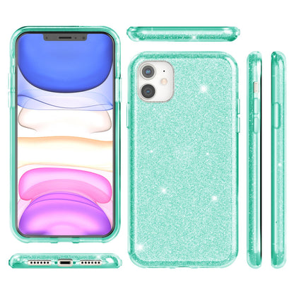 NALIA Glitzerhülle für iPhone 11 – Funkelnder Glitzer-Look & Grip – SHINEPOP (Silikon Case) – Marke aus Berlin