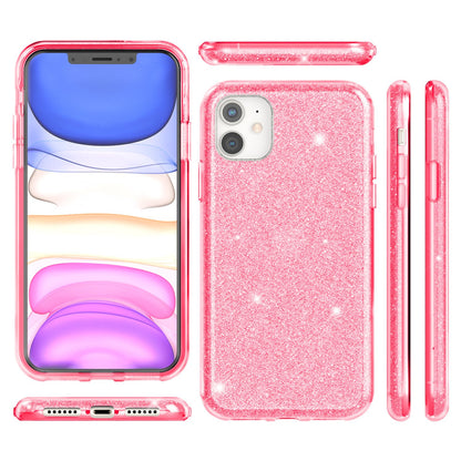 NALIA Glitzerhülle für iPhone 11 – Funkelnder Glitzer-Look & Grip – SHINEPOP (Silikon Case) – Marke aus Berlin