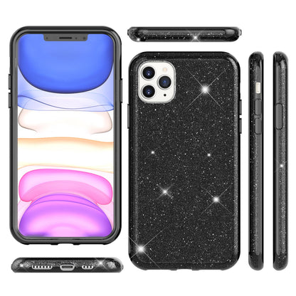 NALIA Glitzerhülle für iPhone 11 Pro Max – Funkelnder Glitzer-Look & Grip – SHINEPOP (Silikon Case) – Marke aus Berlin