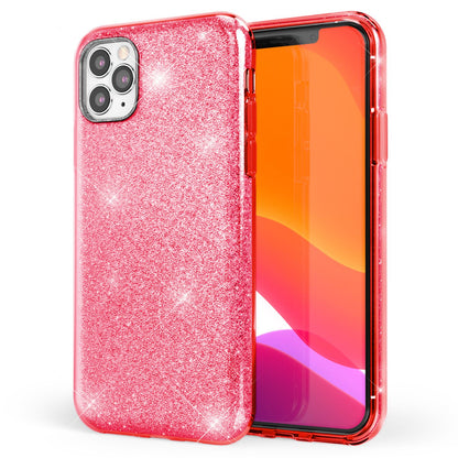 NALIA Glitzerhülle für iPhone 11 Pro Max – Funkelnder Glitzer-Look & Grip – SHINEPOP (Silikon Case) – Marke aus Berlin