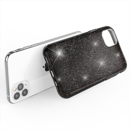 NALIA Glitzerhülle für iPhone 11 Pro Max – Funkelnder Glitzer-Look & Grip – SHINEPOP (Silikon Case) – Marke aus Berlin